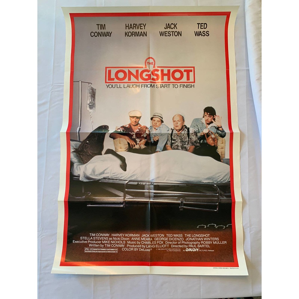 The Longshot One Sheet Movie Poster - Folded - 1986